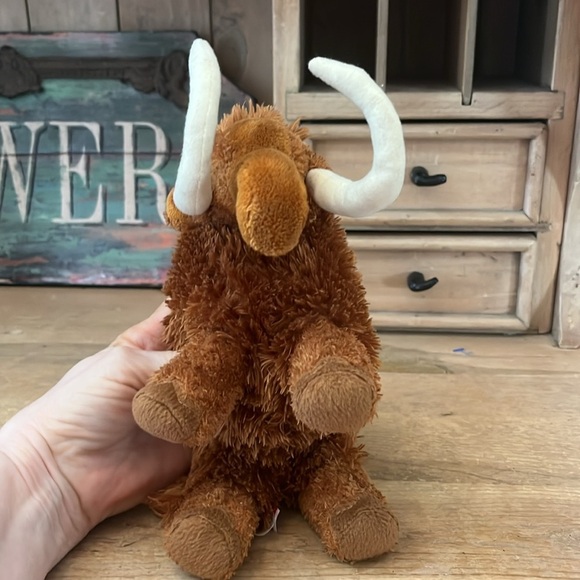 Douglas Woolly Mammoth Plush Stuffed Animal “Everett” Tusks 8” - Picture 5 of 10